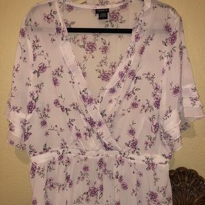 Torrid empire waist ruffle top